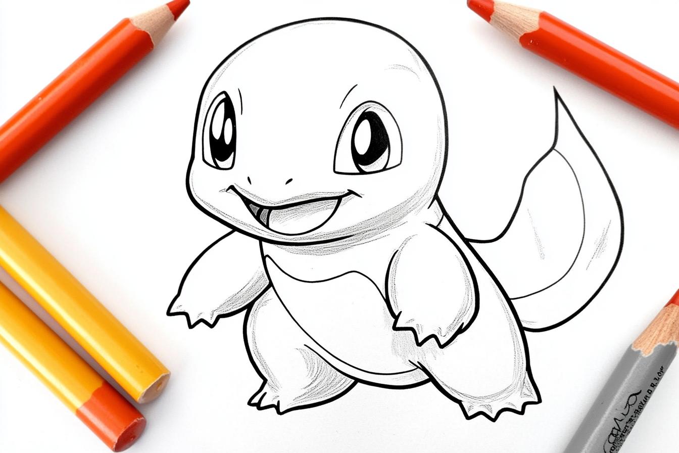 Kolorowanki Charmander : Odkryj Kreatywność z Charmanderem!