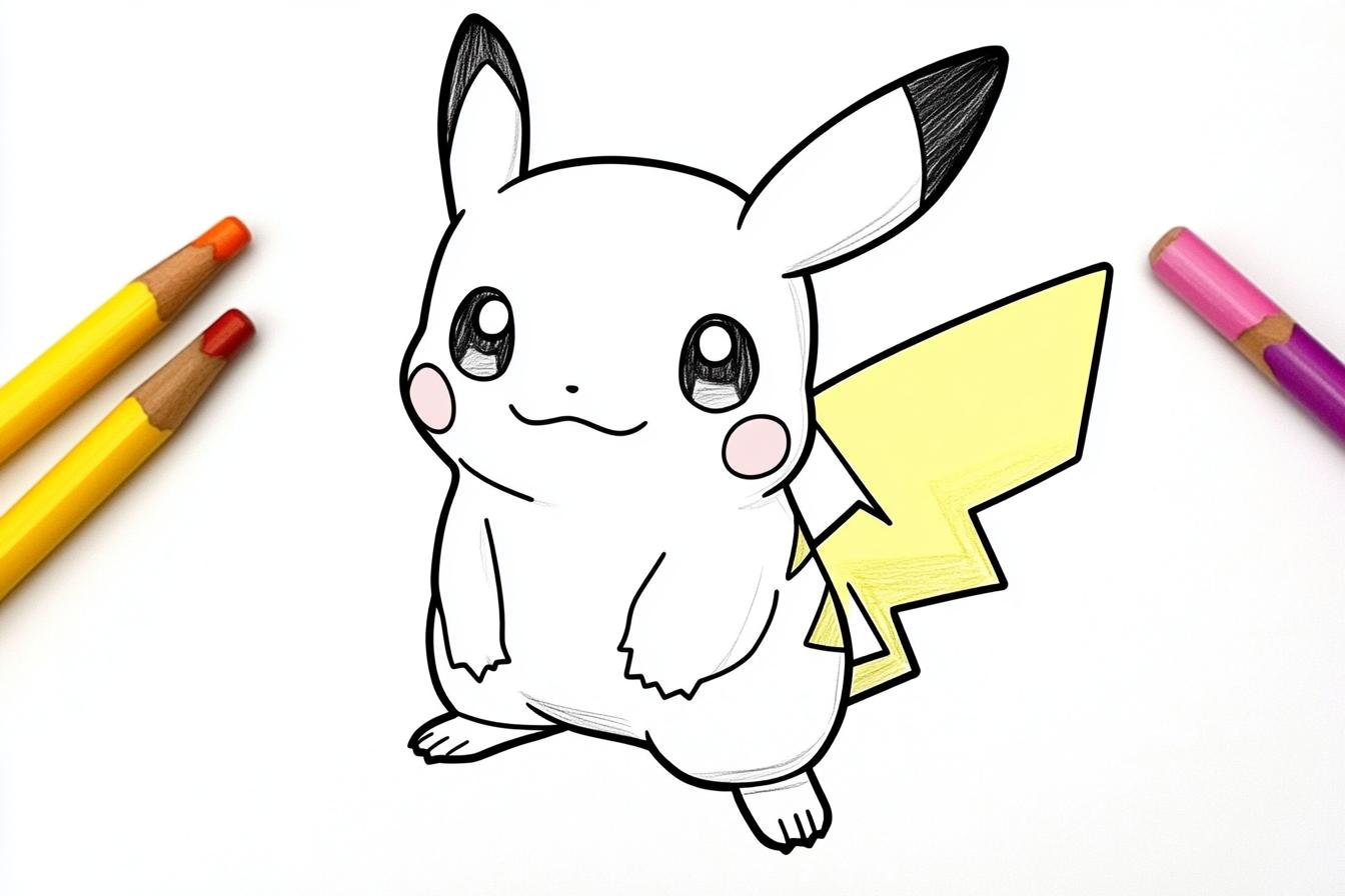 Kolorowanki Pikachu : Zabawa, Kreatywność i Relaks