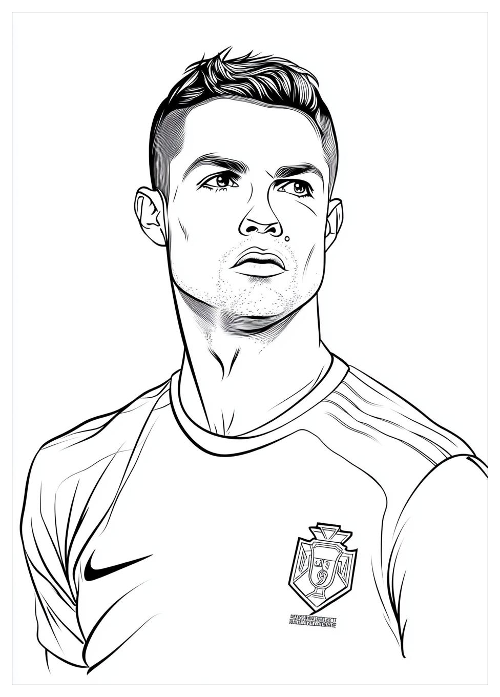 Kolorowanki Do Druku Cristiano Ronaldo 16