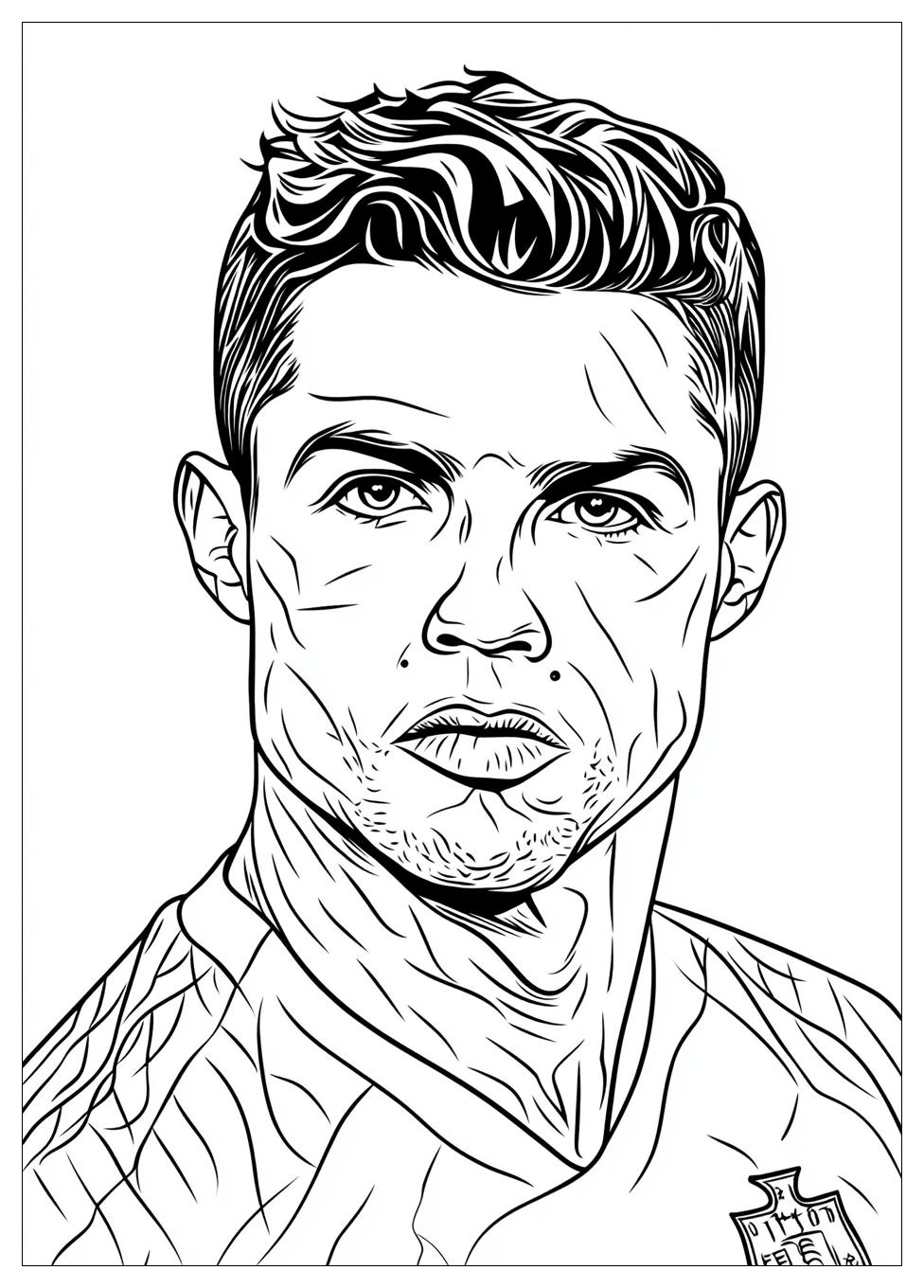 Kolorowanki Do Druku Cristiano Ronaldo 9