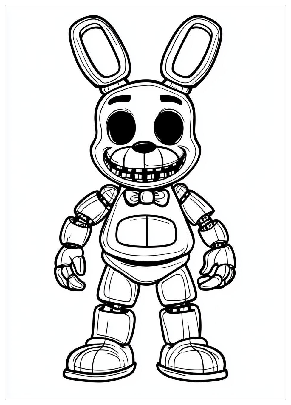 Kolorowanki Do Druku Fnaf 4