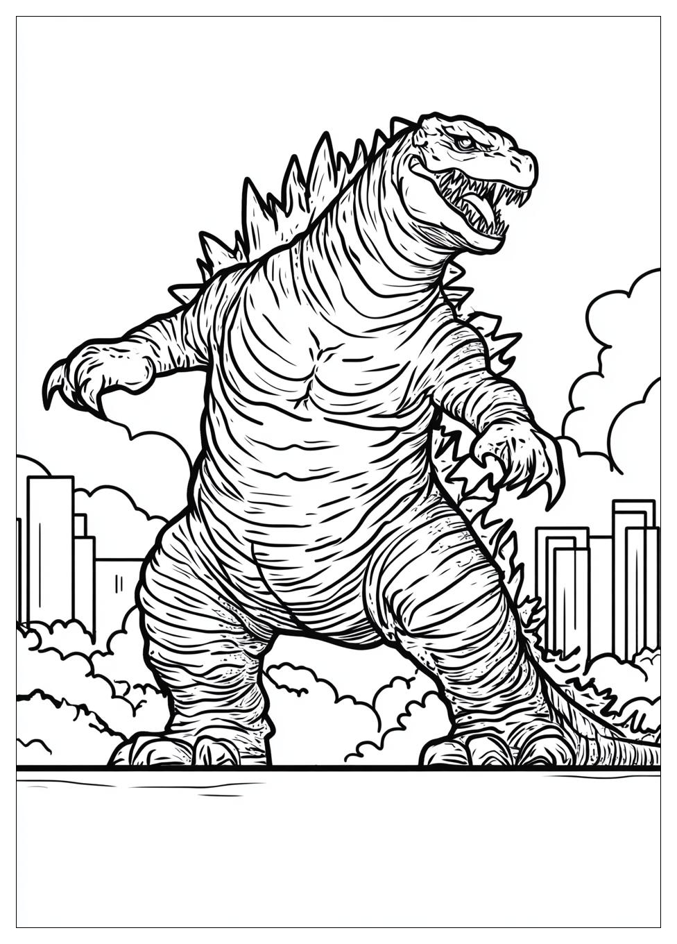 Kolorowanki Do Druku Godzilla 10