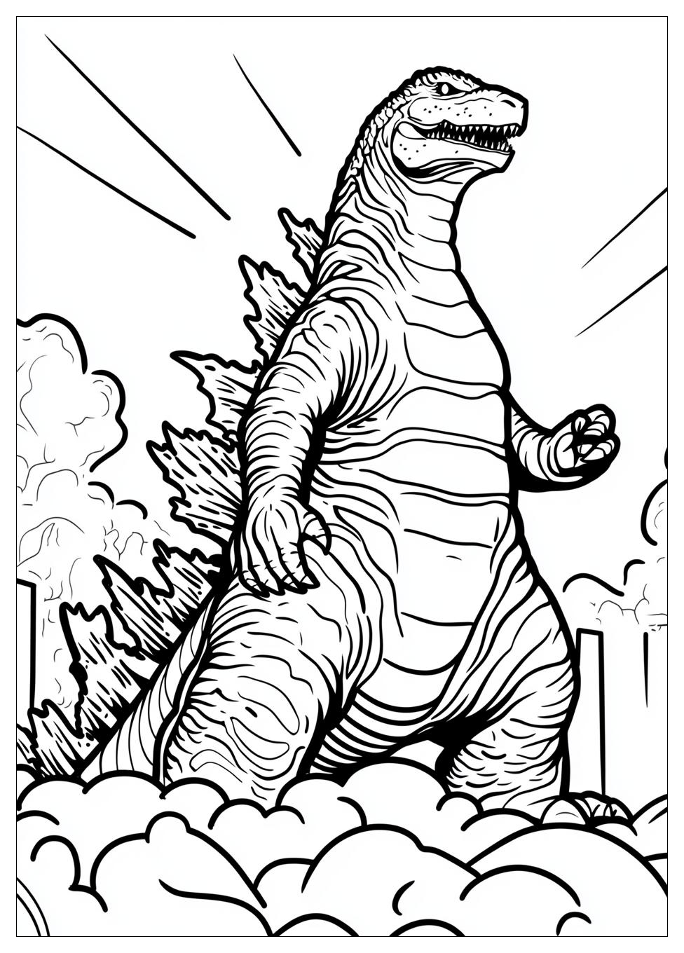 Kolorowanki Do Druku Godzilla 11