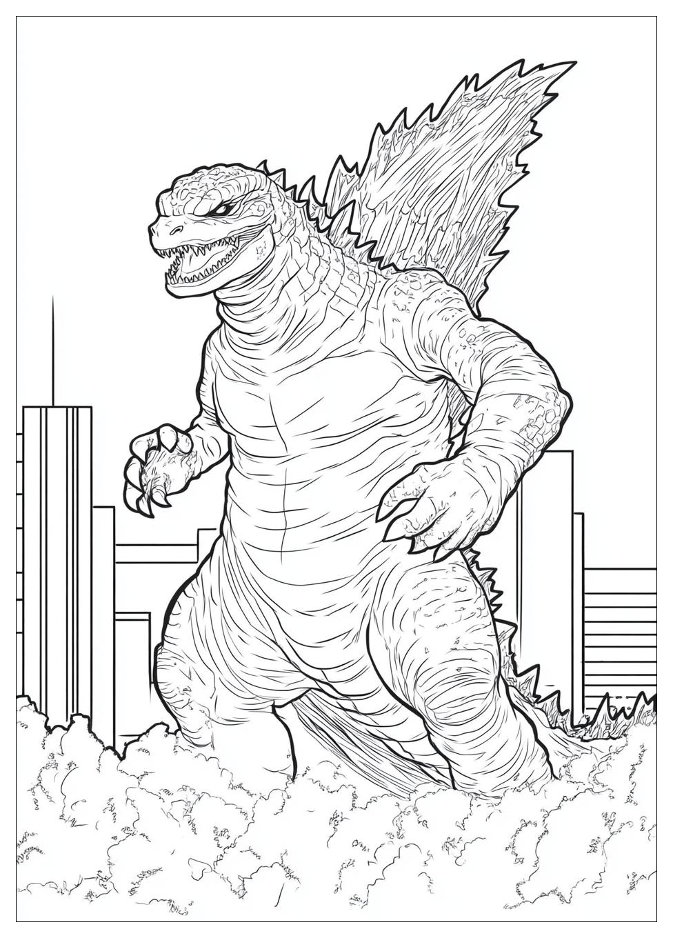 Kolorowanki Do Druku Godzilla 15