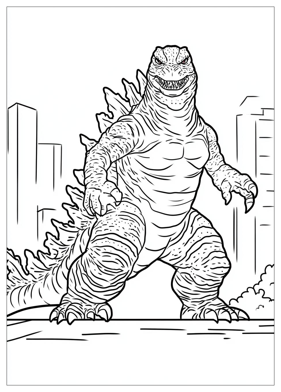 Kolorowanki Do Druku Godzilla 18