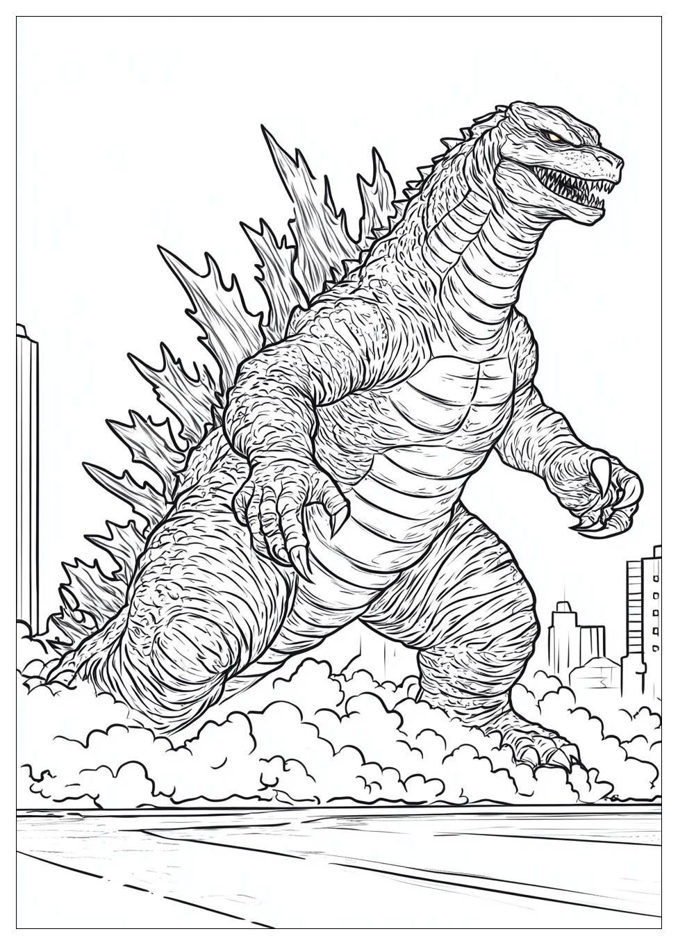 Kolorowanki Do Druku Godzilla 21