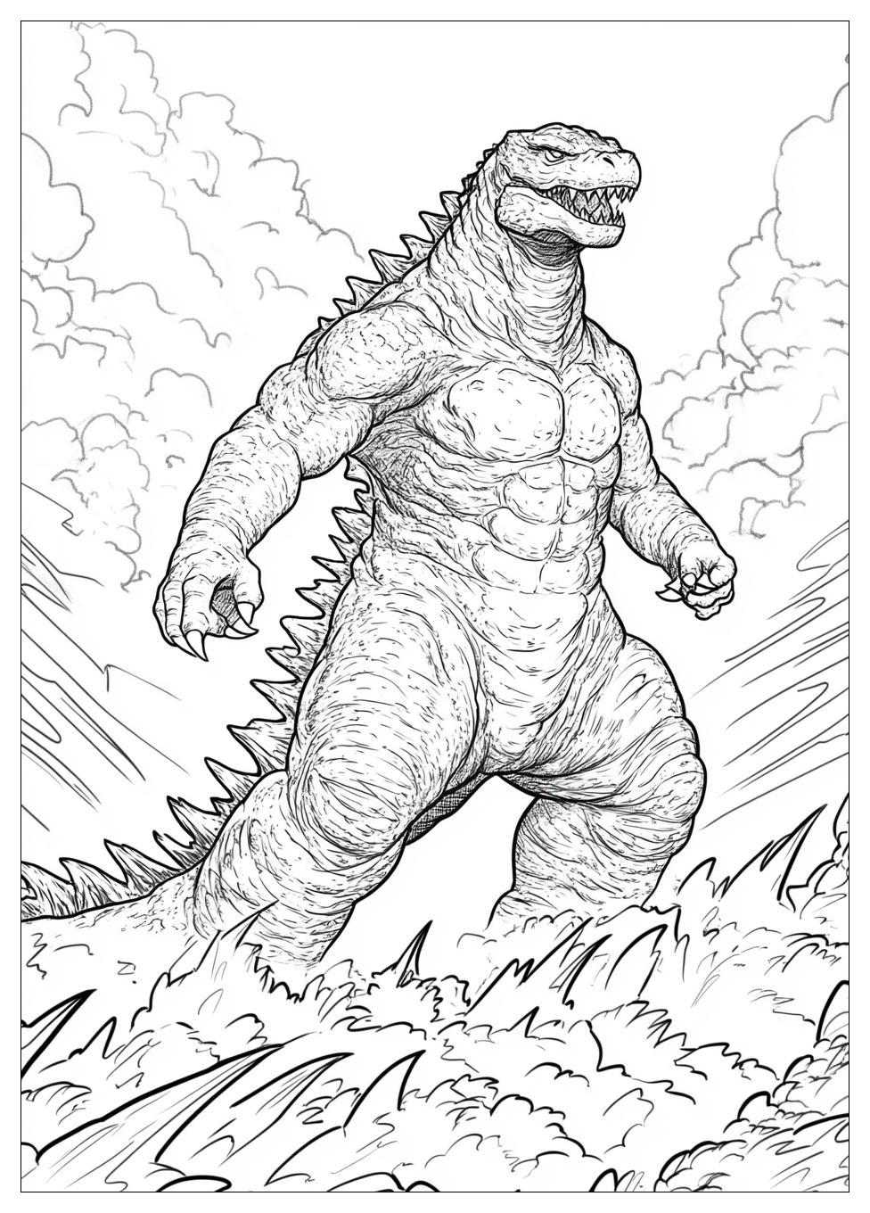 Kolorowanki Do Druku Godzilla 7