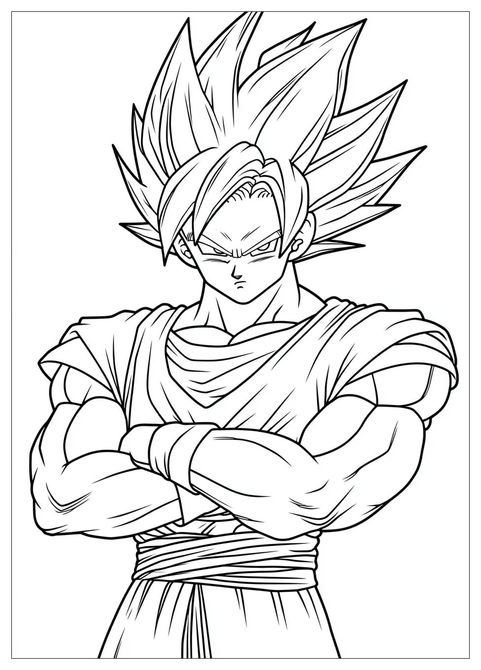 Kolorowanki Do Druku Goku 12