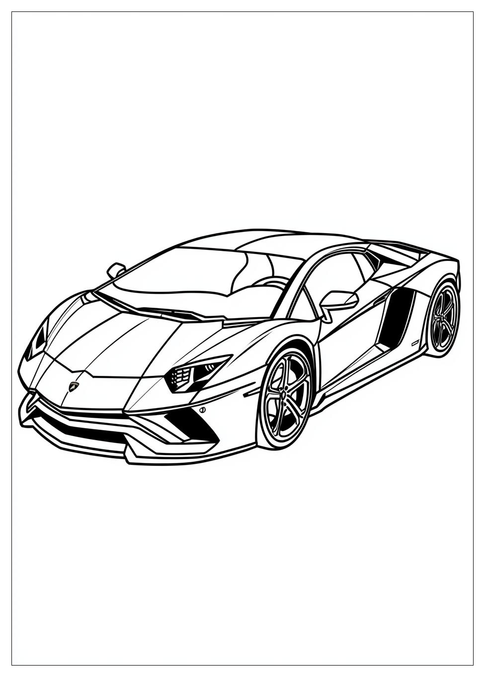 Kolorowanki Do Druku Lamborghini 4