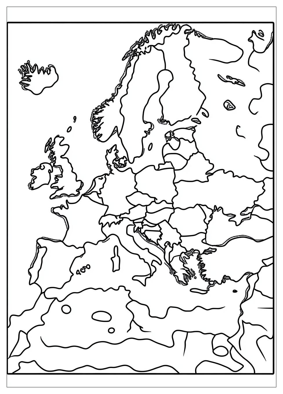 Kolorowanki Do Druku Mapa Europy 11