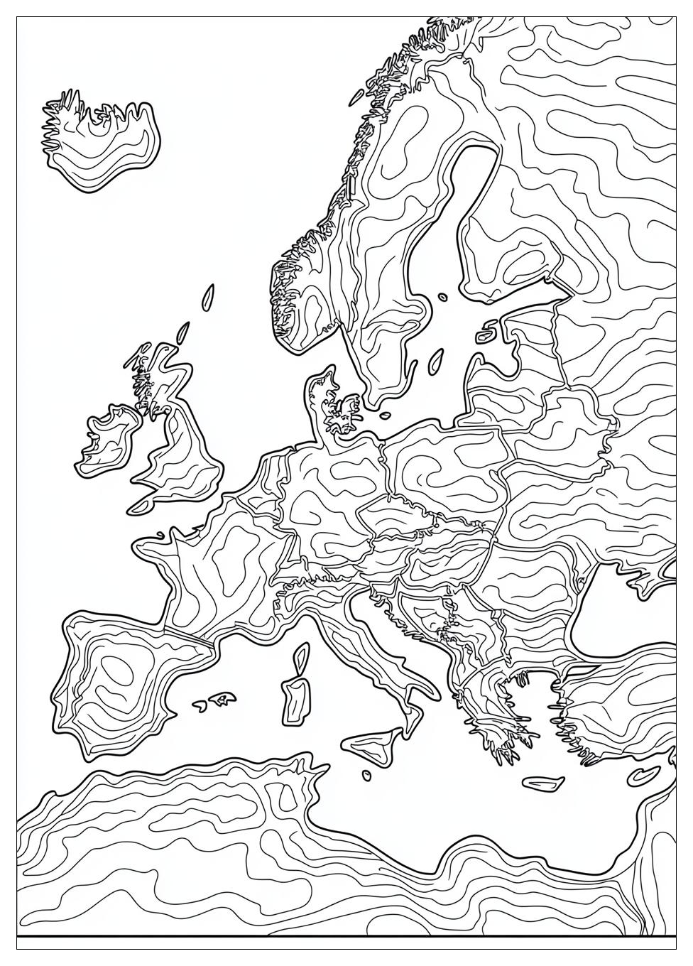 Kolorowanki Do Druku Mapa Europy 12