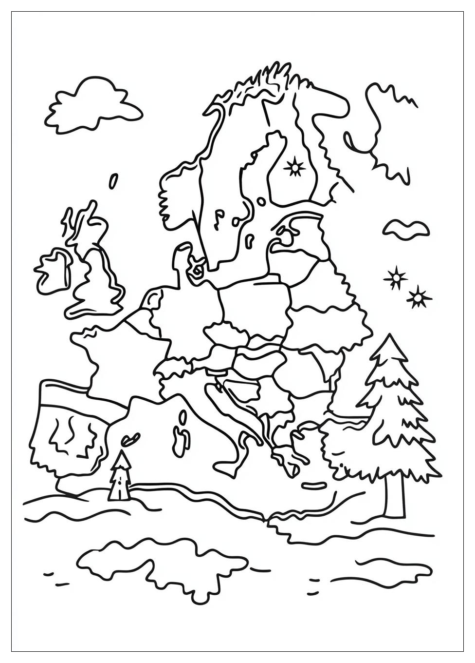 Kolorowanki Do Druku Mapa Europy 15