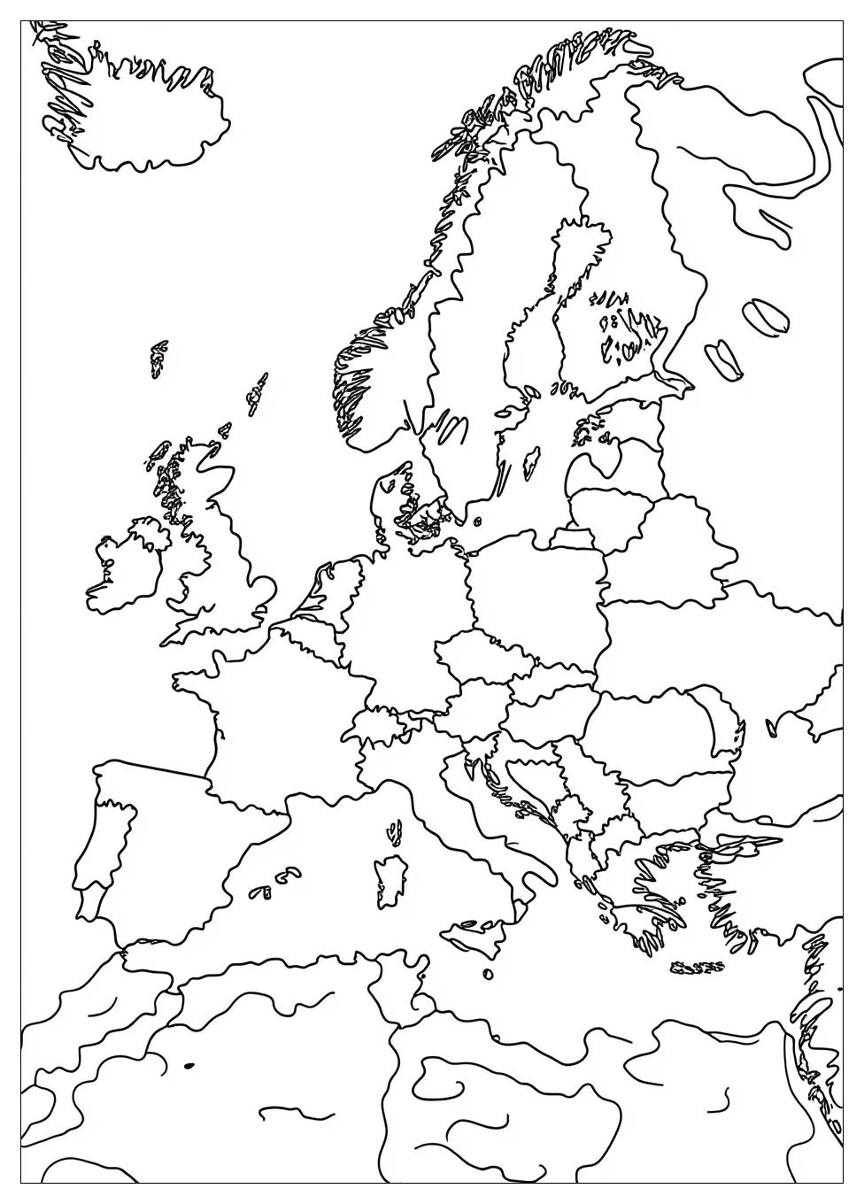 Kolorowanki Do Druku Mapa Europy 17