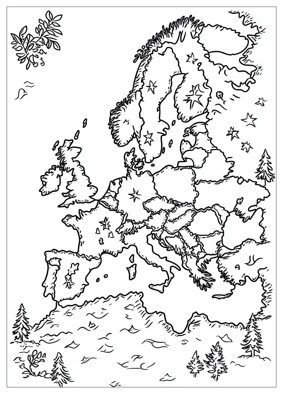 Kolorowanki Do Druku Mapa Europy 18