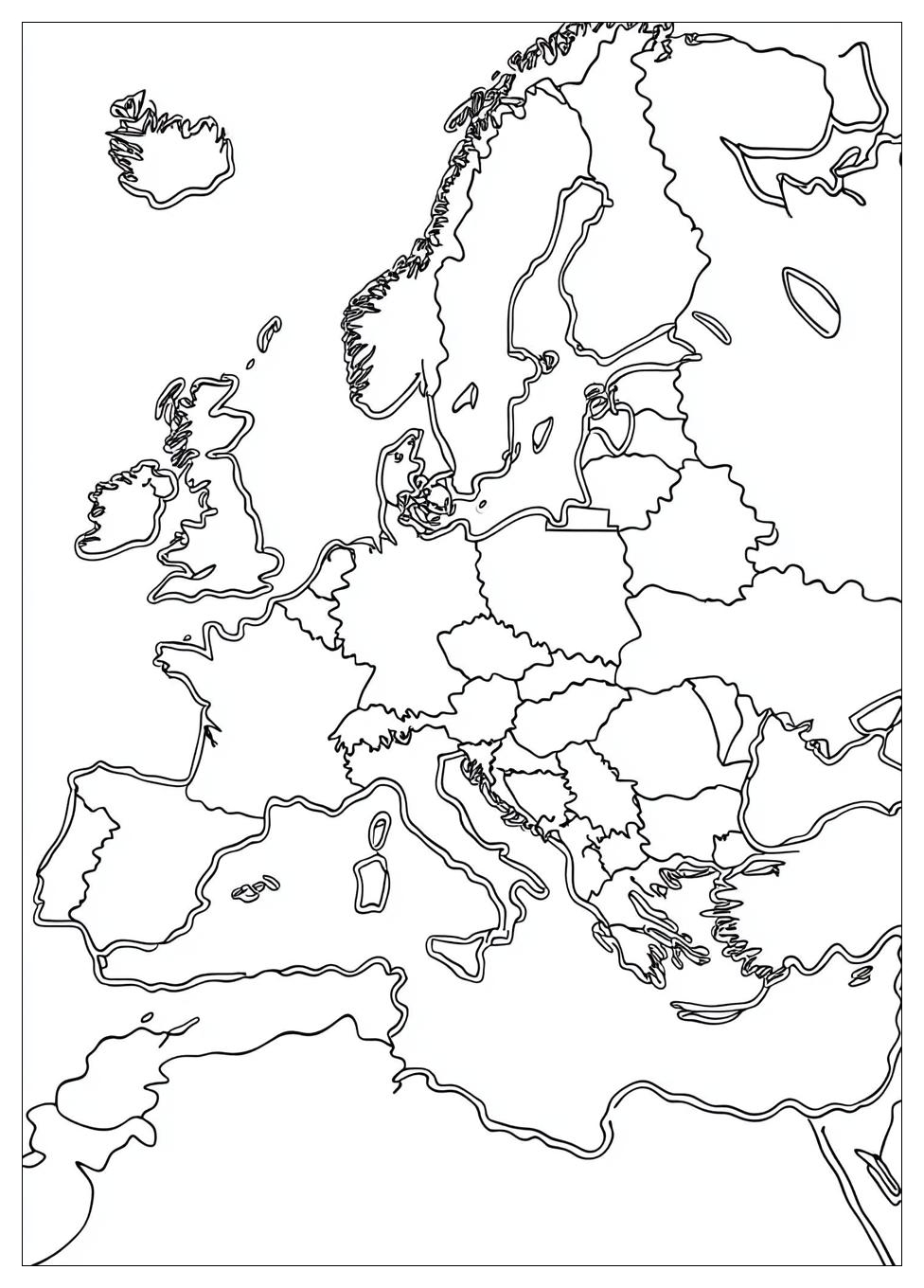 Kolorowanki Do Druku Mapa Europy 20