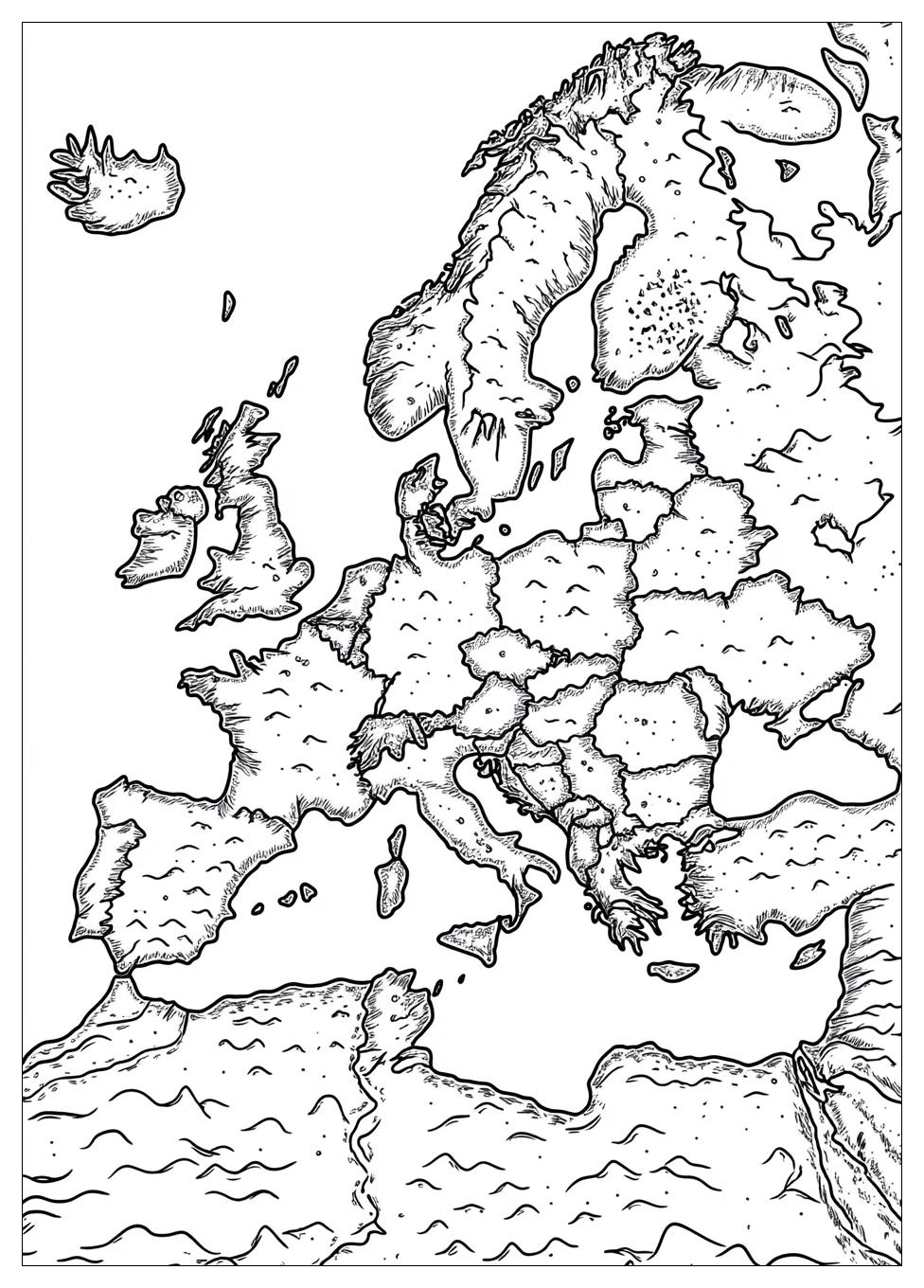 Kolorowanki Do Druku Mapa Europy 21