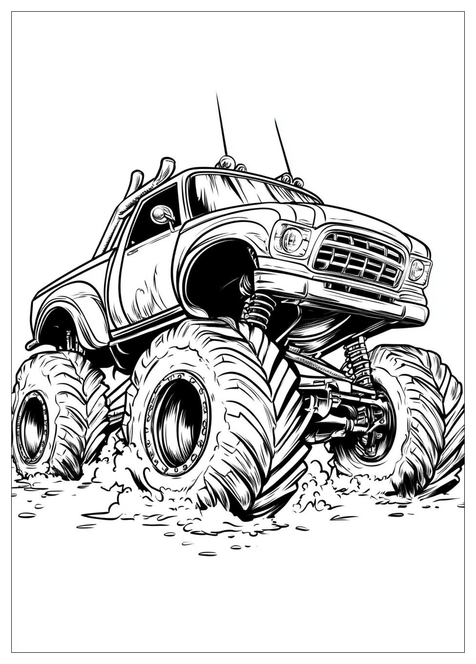 Kolorowanki Do Druku Monster Truck 6