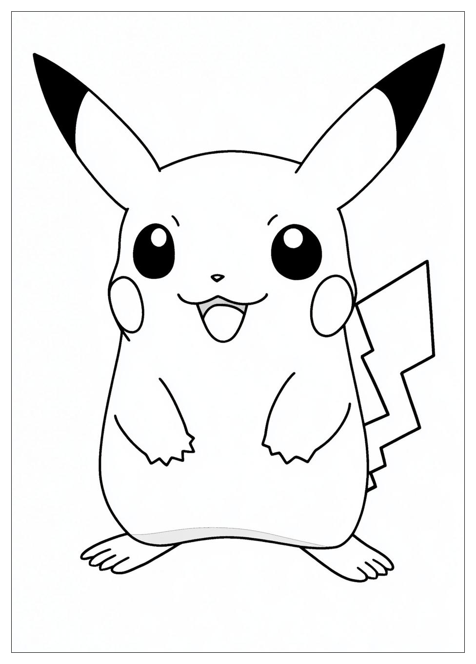 Kolorowanki Do Druku Pikachu 12