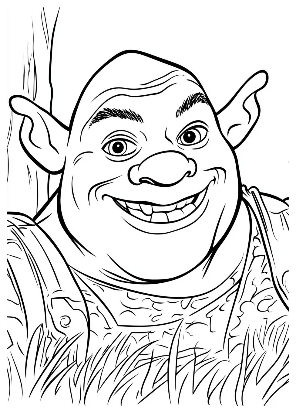 Kolorowanki Do Druku Shrek 3