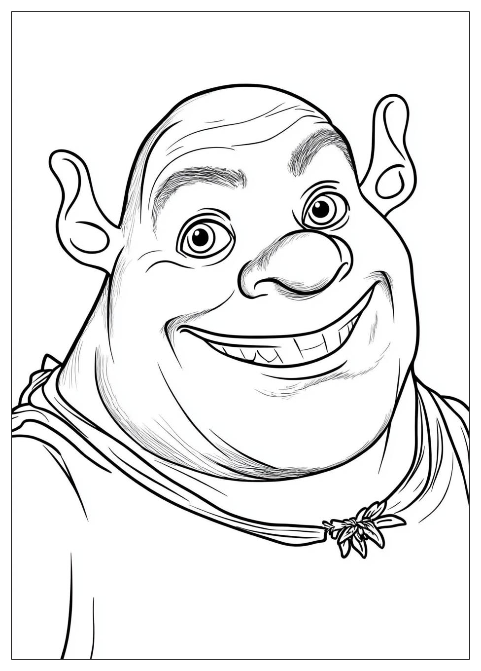 Kolorowanki Do Druku Shrek 4