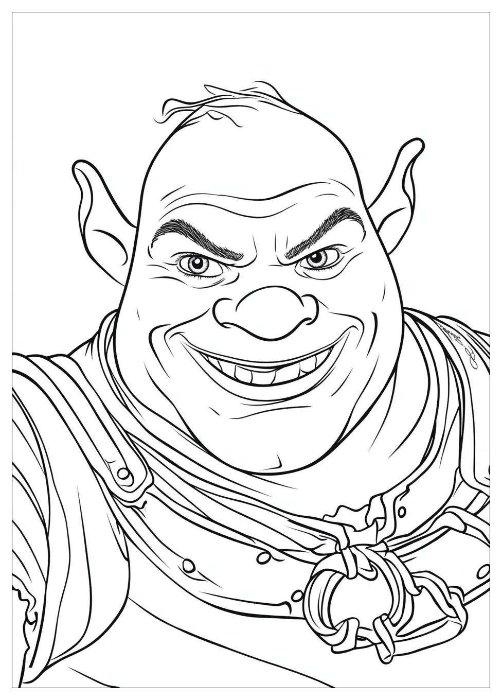 Kolorowanki Do Druku Shrek 5