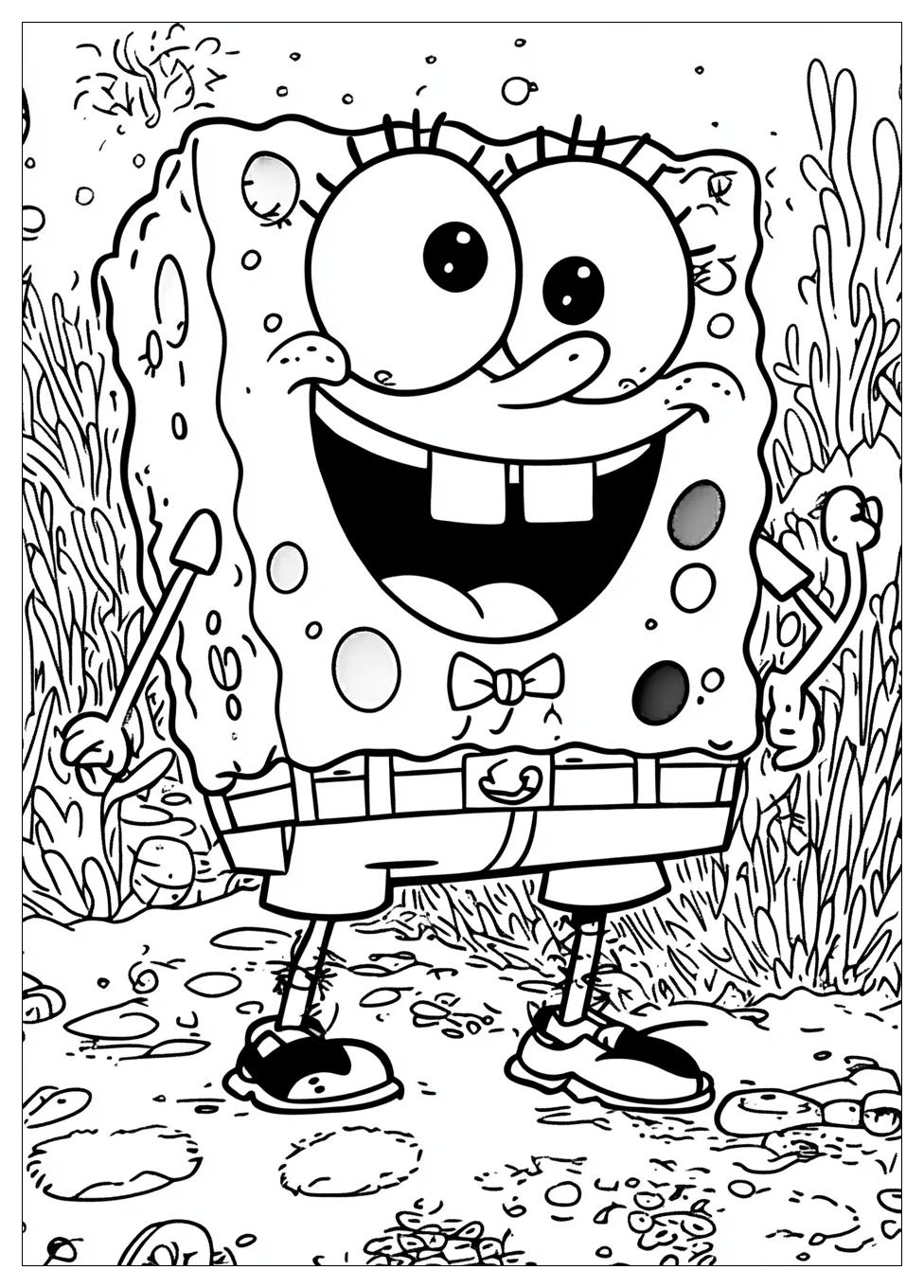 Kolorowanki Do Druku Spongebob 1