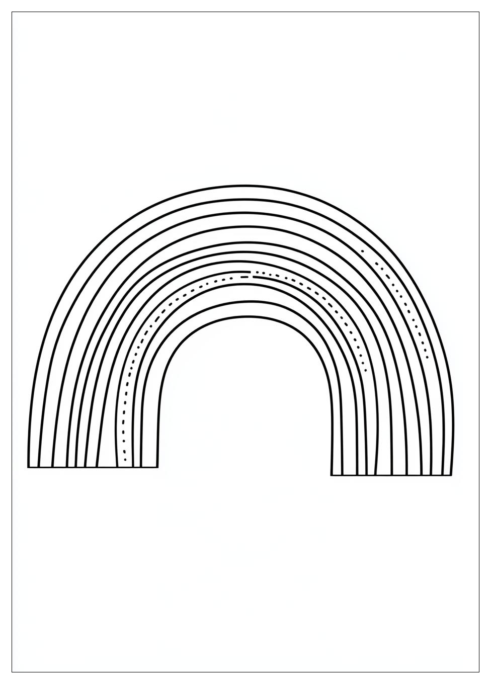 Kolorowanki Do Druku Tęcza 6